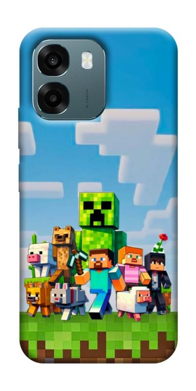 Чехол itsPrint Block Adventure для Oppo A6, игры, купить оптом с доставкой
