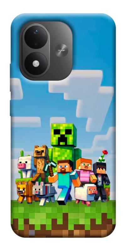 Чехол itsPrint Block Adventure для Xiaomi Redmi Note 17, игры, купить оптом с доставкой