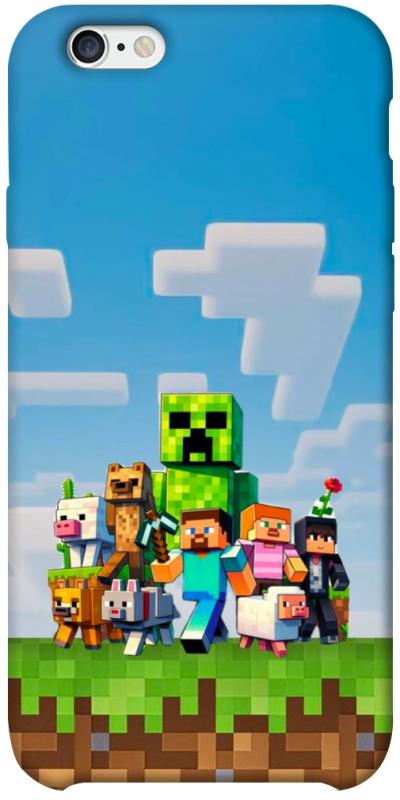 Чехол itsPrint Block Adventure для Apple iPhone 6/6s plus (5.5"), игры, купить оптом с доставкой