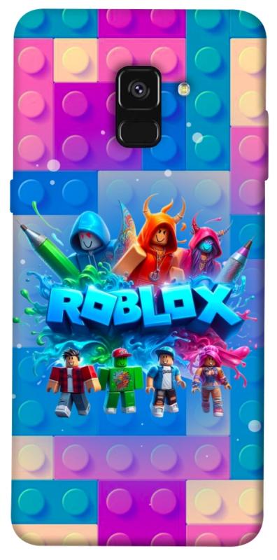 Чехол itsPrint Brick logo для Samsung A530 Galaxy A8 (2018), игры, купить оптом с доставкой