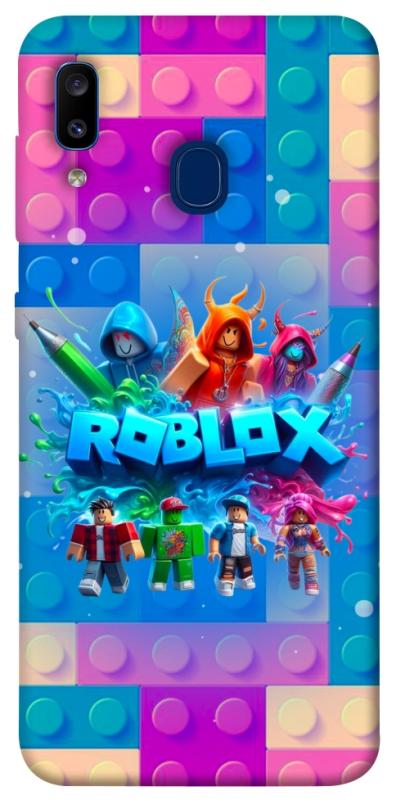 Чехол itsPrint Brick logo для Samsung Galaxy A20 / A30, игры, купить оптом с доставкой