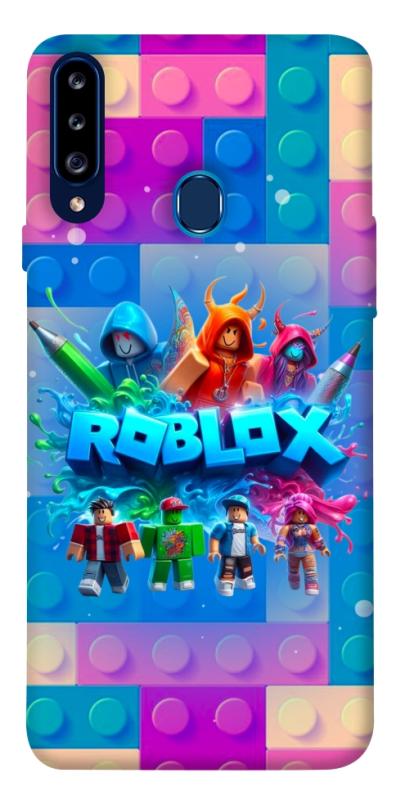 Чехол itsPrint Brick logo для Samsung Galaxy A20s, игры, купить оптом с доставкой