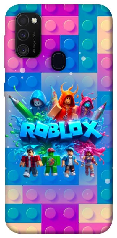 Чехол itsPrint Brick logo для Samsung Galaxy M30s / M21, игры, купить оптом с доставкой
