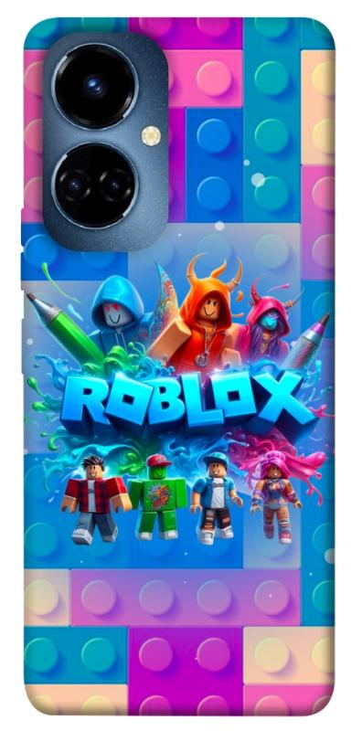 Чехол itsPrint Brick logo для TECNO Camon 19 (CI6n) / 19 Pro (CI8n), игры, купить оптом с доставкой