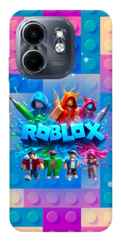 Чехол itsPrint Brick logo для Infinix Smart 9 4G / Hot 50i, игры, купить оптом с доставкой