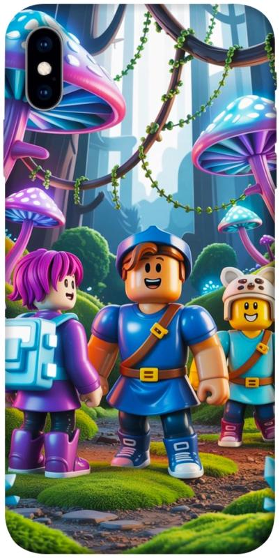 Чехол itsPrint Mushroom forest для Apple iPhone X (5.8"), игры, купить оптом с доставкой