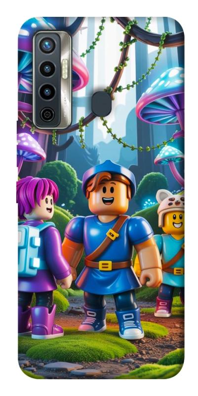 Чохол itsPrint Mushroom forest для TECNO Camon 17 Pro, ігри, купити оптом з доставкою