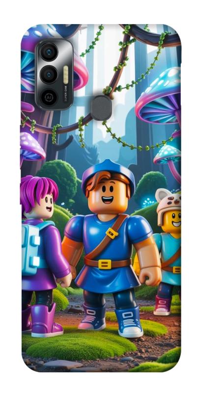 Чехол itsPrint Mushroom forest для TECNO Spark 7, игры, купить оптом с доставкой