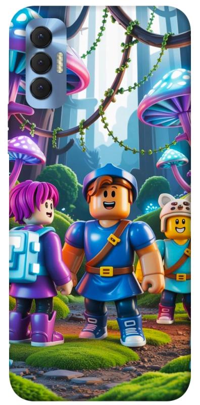 Чехол itsPrint Mushroom forest для TECNO Spark 8P, игры, купить оптом с доставкой