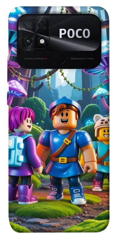 Чехол itsPrint Mushroom forest для Xiaomi Poco C40, игры, купить оптом с доставкой