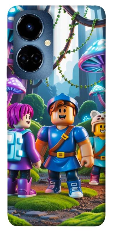 Чехол itsPrint Mushroom forest для TECNO Camon 19 (CI6n) / 19 Pro (CI8n), игры, купить оптом с доставкой