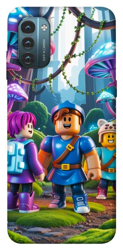 Чехол itsPrint Mushroom forest для Nokia G21, игры, купить оптом с доставкой