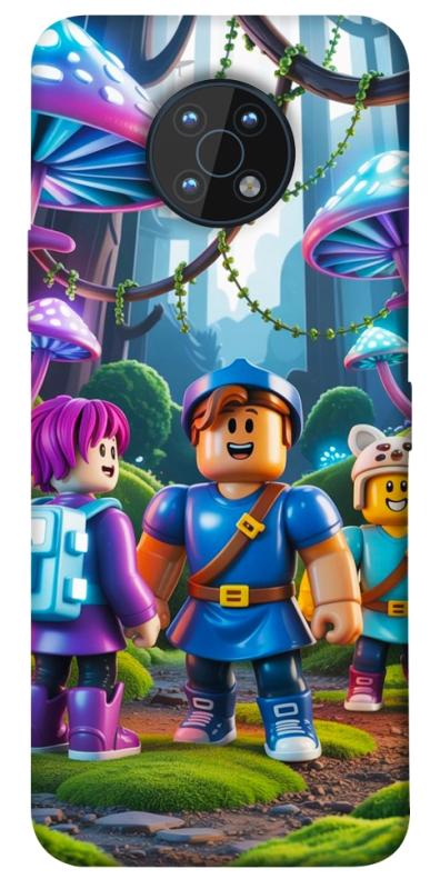 Чехол itsPrint Mushroom forest для Nokia G50, игры, купить оптом с доставкой