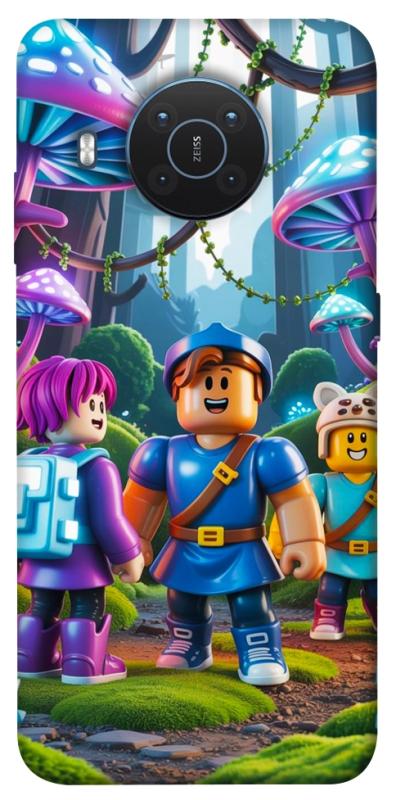 Чехол itsPrint Mushroom forest для Nokia X10 / X20, игры, купить оптом с доставкой