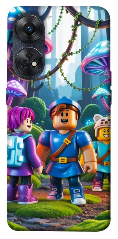 Чехол itsPrint Mushroom forest для Oppo Reno 8 T 4G, игры, купить оптом с доставкой