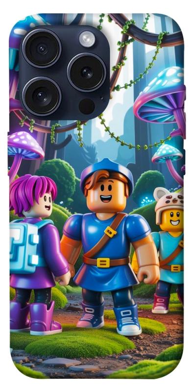 Чехол itsPrint Mushroom forest для Apple iPhone 15 Pro (6.1"), игры, купить оптом с доставкой