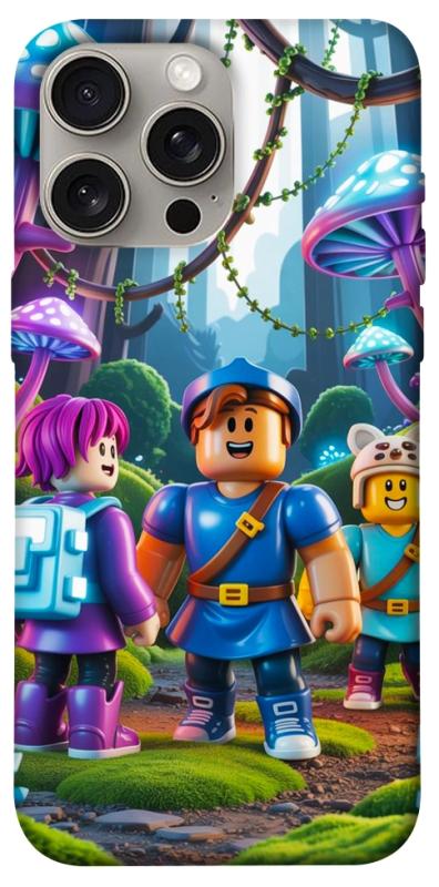 Чехол itsPrint Mushroom forest для Apple iPhone 15 Pro Max (6.7"), игры, купить оптом с доставкой