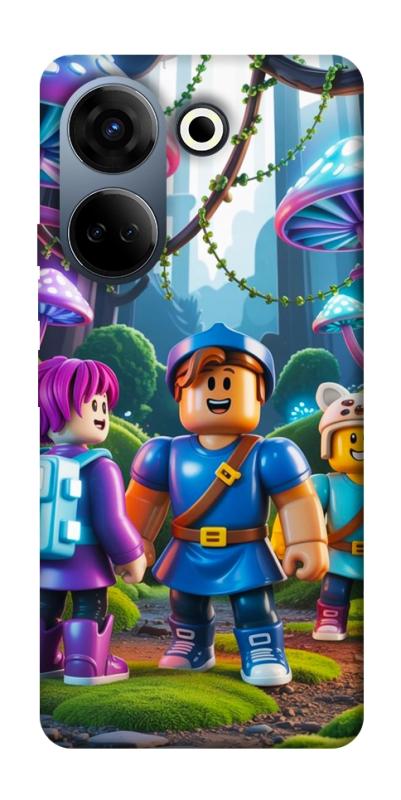 Чехол itsPrint Mushroom forest для TECNO Camon 20 Pro (CK7n), игры, купить оптом с доставкой