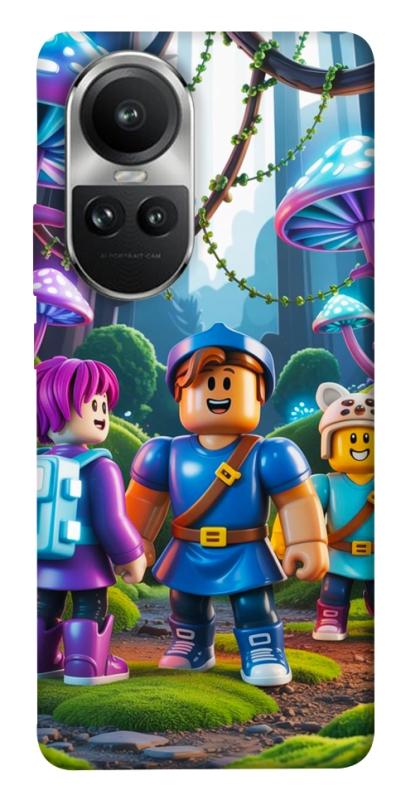 Чехол itsPrint Mushroom forest для Oppo Reno 10, игры, купить оптом с доставкой