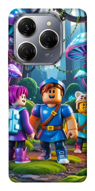 Чехол itsPrint Mushroom forest для TECNO Spark 20 Pro, игры, купить оптом с доставкой