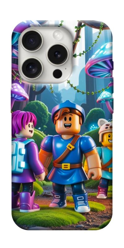 Чехол itsPrint Mushroom forest для Apple iPhone 16 Pro (6.3"), игры, купить оптом с доставкой