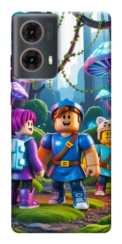 Чехол itsPrint Mushroom forest для Motorola Moto G85, игры, купить оптом с доставкой