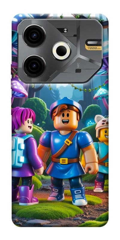 Чехол itsPrint Mushroom forest для TECNO Pova 6 Neo (LI6), игры, купить оптом с доставкой