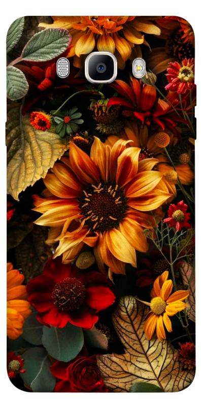 Чехол itsPrint Autumn vibe для Samsung J510F Galaxy J5 (2016), цветы, купить оптом с доставкой