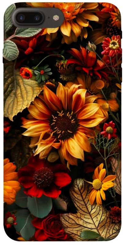 Чехол itsPrint Autumn vibe для Apple iPhone 7 plus / 8 plus (5.5"), цветы, купить оптом с доставкой