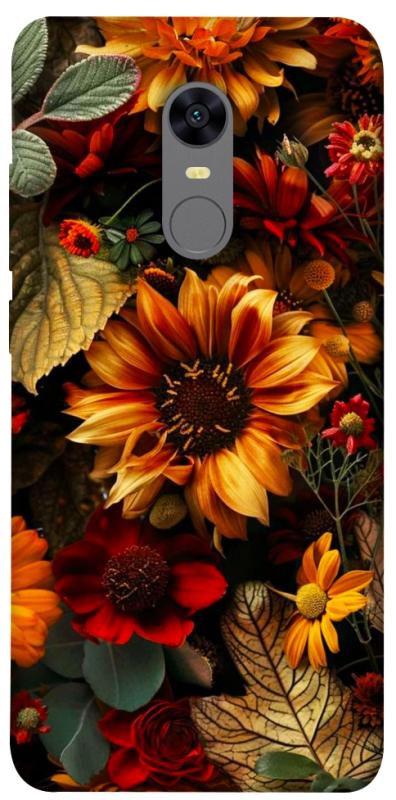 Чехол itsPrint Autumn vibe для Xiaomi Redmi 5 Plus / Redmi Note 5 (Single Camera), цветы, купить оптом с доставкой
