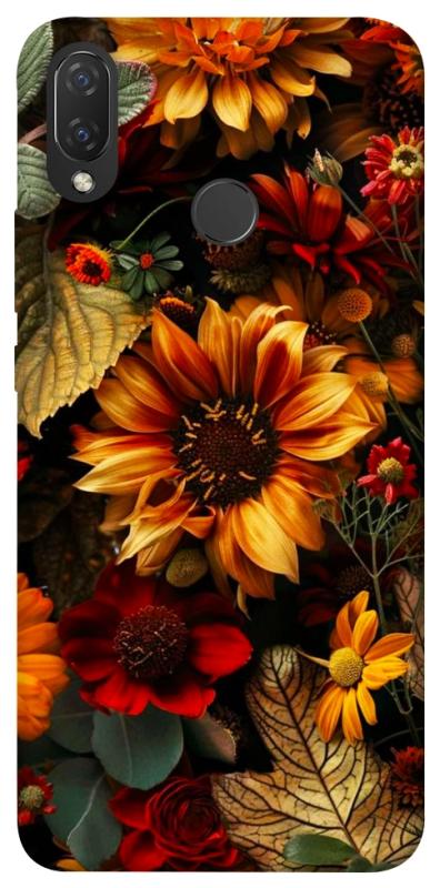 Чехол itsPrint Autumn vibe для Huawei P Smart+ (nova 3i), цветы, купить оптом с доставкой