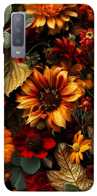 Чехол itsPrint Autumn vibe для Samsung A750 Galaxy A7 (2018), цветы, купить оптом с доставкой