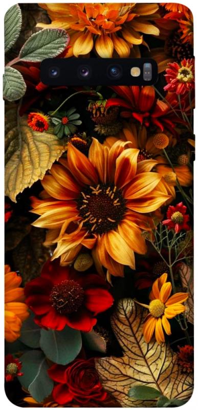 Чехол itsPrint Autumn vibe для Samsung Galaxy S10, цветы, купить оптом с доставкой