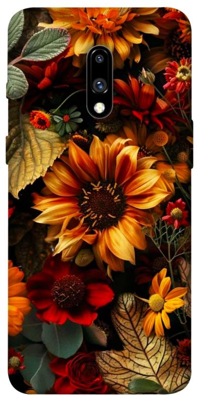 Чехол itsPrint Autumn vibe для OnePlus 7, цветы, купить оптом с доставкой
