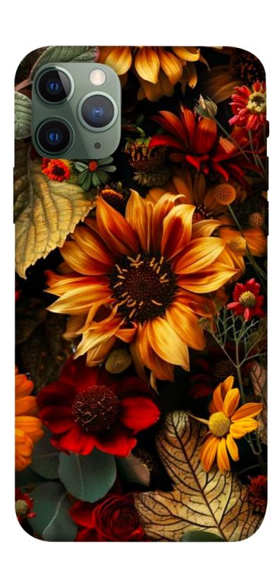 Чехол itsPrint Autumn vibe для Apple iPhone 11 Pro (5.8"), цветы, купить оптом с доставкой