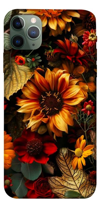 Чехол itsPrint Autumn vibe для Apple iPhone 11 Pro Max (6.5"), цветы, купить оптом с доставкой