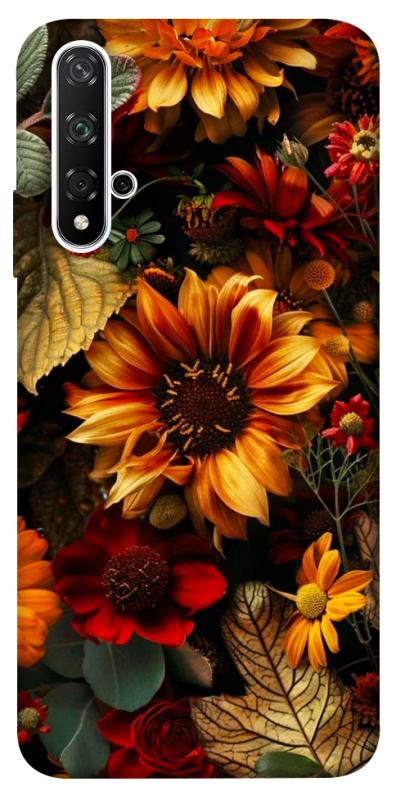 Чехол itsPrint Autumn vibe для Huawei Honor 20 / Nova 5T, цветы, купить оптом с доставкой