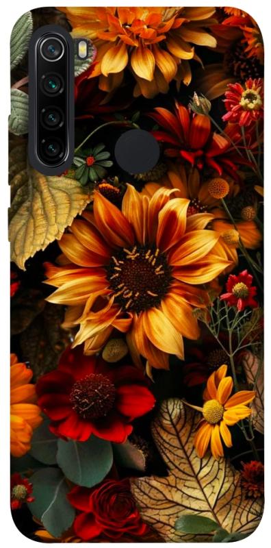 Чехол itsPrint Autumn vibe для Xiaomi Redmi Note 8, цветы, купить оптом с доставкой