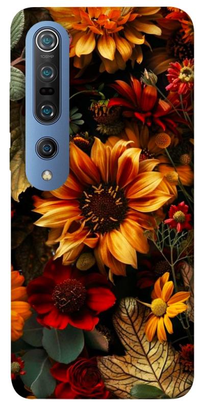 Чехол itsPrint Autumn vibe для Xiaomi Mi 10 / Mi 10 Pro, цветы, купить оптом с доставкой