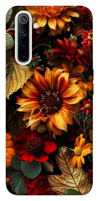 Чехол itsPrint Autumn vibe для Realme 6, цветы, купить оптом с доставкой