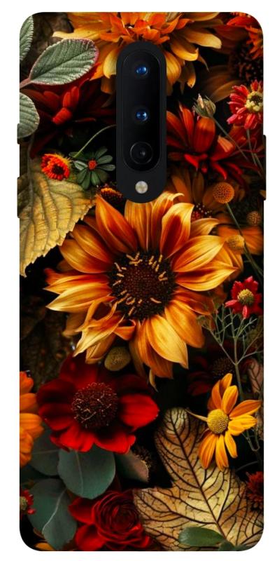 Чохол itsPrint Autumn vibe для OnePlus 8, квіти, купити оптом з доставкою