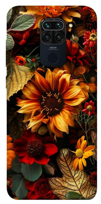 Чехол itsPrint Autumn vibe для Xiaomi Redmi Note 9 / Redmi 10X, цветы, купить оптом с доставкой
