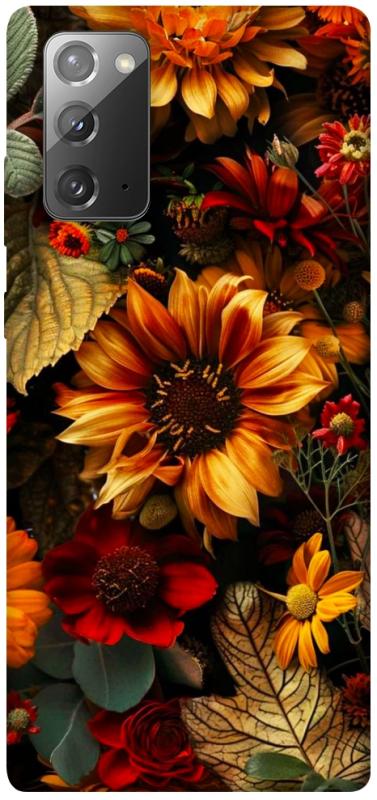 Чехол itsPrint Autumn vibe для Samsung Galaxy Note 20, цветы, купить оптом с доставкой