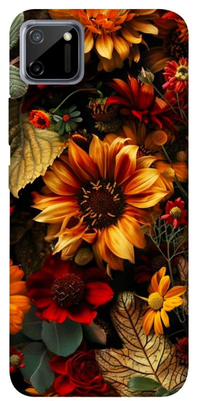 Чехол itsPrint Autumn vibe для Realme C11, цветы, купить оптом с доставкой