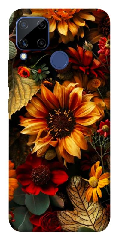 Чехол itsPrint Autumn vibe для Realme C15, цветы, купить оптом с доставкой