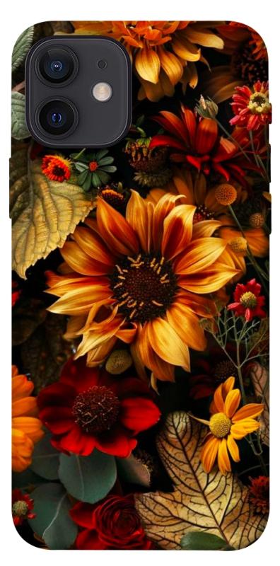 Чехол itsPrint Autumn vibe для Apple iPhone 12 Pro (6.1"), цветы, купить оптом с доставкой