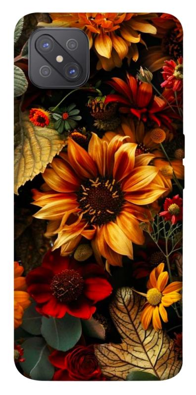 Чехол itsPrint Autumn vibe для Oppo A92s, цветы, купить оптом с доставкой