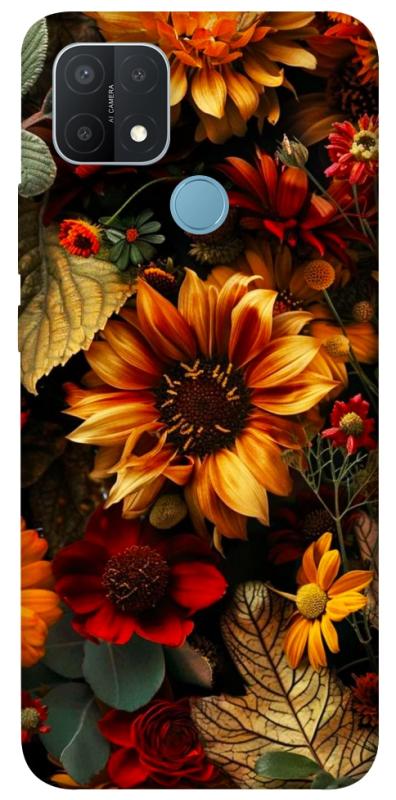 Чехол itsPrint Autumn vibe для Oppo A15s / A15, цветы, купить оптом с доставкой