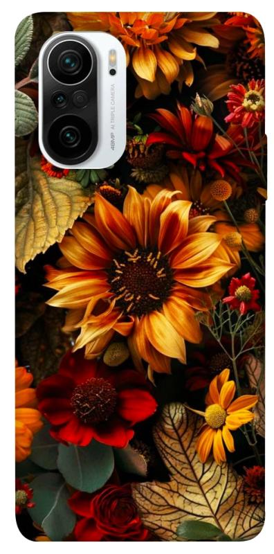 Чехол itsPrint Autumn vibe для Xiaomi Redmi K40 / K40 Pro / K40 Pro+ / Poco F3, цветы, купить оптом с доставкой