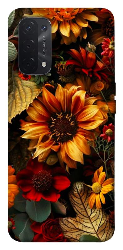Чехол itsPrint Autumn vibe для Oppo A54 4G, цветы, купить оптом с доставкой